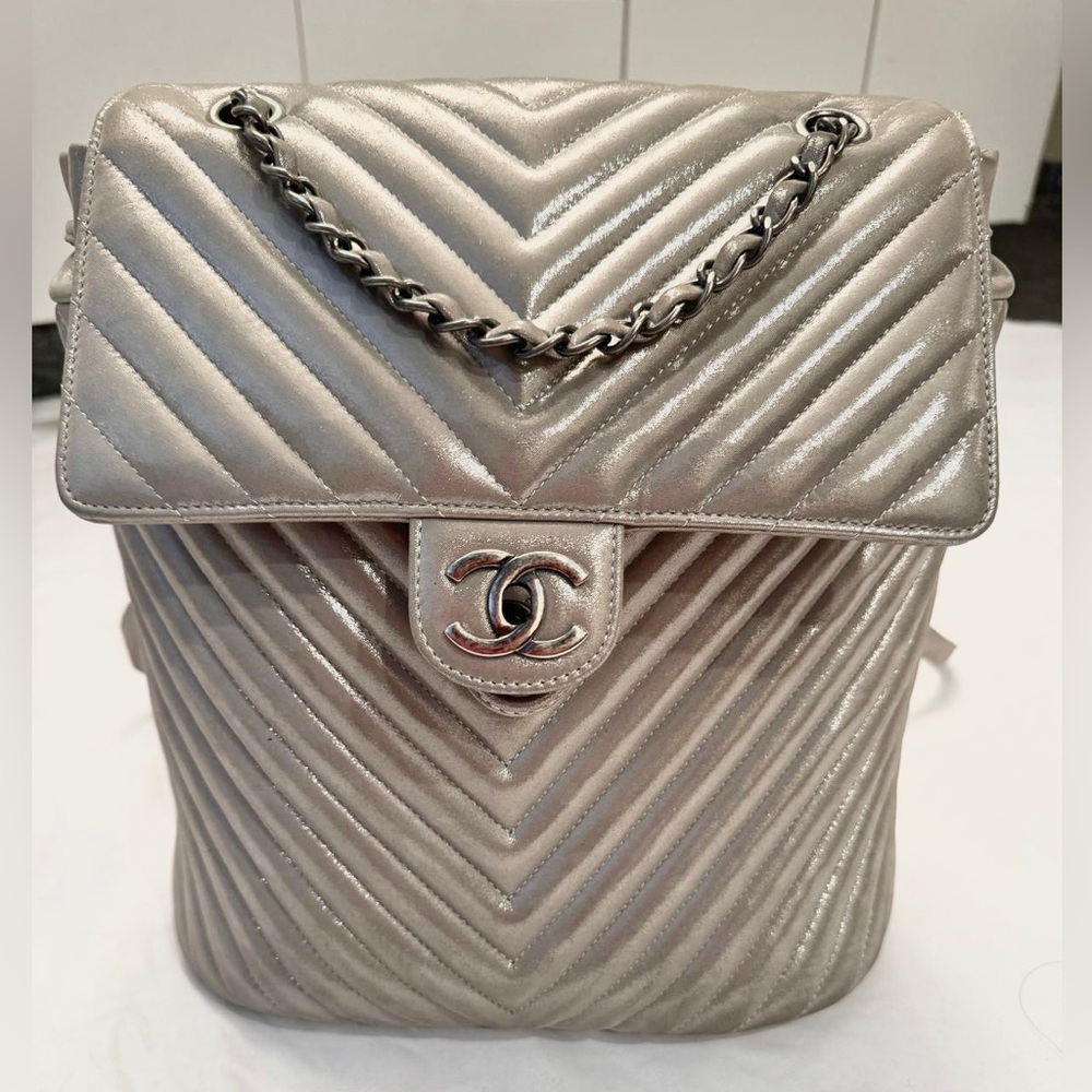 Chanel Chevron Urban Spirit Backpack